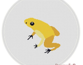 INSTANT DOWNLOAD,Free shipping,Cross stitch pattern, beads pattern ,Cross-StitchPDF,cute wild animal,tree frog， zxxc20091401