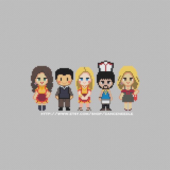 2 broke girls lego