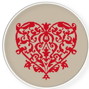 Instant Download,Free shipping,Cross stitch pattern, Crossstitch PDF,flower heart , cross stitch pillow pattern,zxxc0204