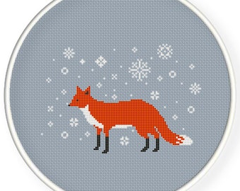 Instant Download,Free shipping,Cross stitch pattern, Cross-StitchPDF,red fox,winter is coming,zxxc0568