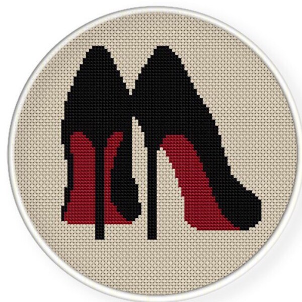 Cross Stitch Shoes Etsy
