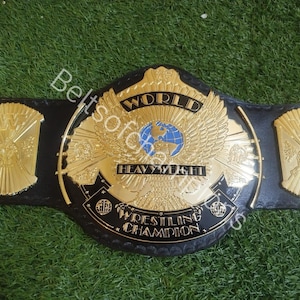 New Winged Eagle Wrestling Championship Title Belt Adult Size 4mm Diecast Metal Replica