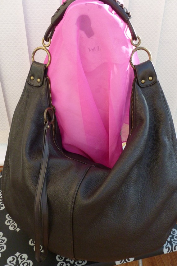 gap leather tote bag