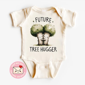 Future Tree Hugger Baby Onesie® | Earth Day Bodysuit | Environmentalist Infant Gift | Nature Defender Baby Shirt | Climate Activist Clothing