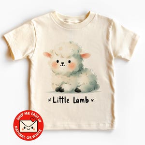 Camiseta infantil de cordero esponjoso, camiseta blanca de cordero para niños pequeños, body acogedor para bebé®