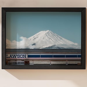 Japan Mt Fuji Lawson Print | Famous Lawson With Snowy Mt Fuji View In Japan, Original Art Print, Japanese store, Japan landscape photo by YN