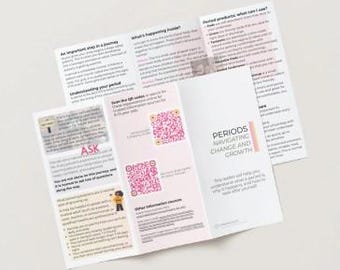 Folleto sobre la menstruación para niñas de 8 a 13 años / Educación sobre la pubertad imprimible / Guía de salud menstrual / Recurso escolar / Explicación de la menstruación en niños (PDF)