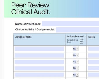 Auditoría Clínica: Comienza Hoy: Revisión por Pares de Estándares de Práctica y Retroalimentación. Descarga Digital para Enfermeras.