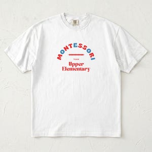 Retro Montessori School Group Shirt, Montessori Upper Elementary Guide Shirt, Montessori Team Shirt, Upper El Guide, Montessori Group Shirt