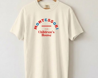 Retro Montessori School Group Shirt, Montessori Children's House Guide Shirt, Montessori Team Shirt, Montessori Group Shirt