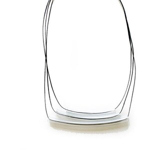 Geometric minimal Necklace Ladder necklace 3 lines swing under 25 image 1