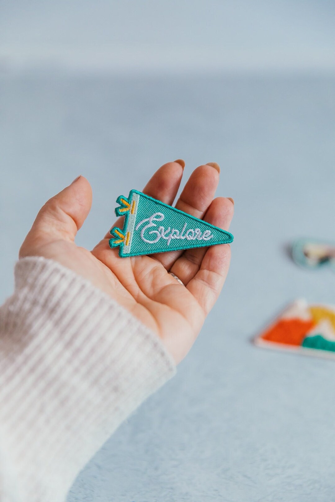 Explore Embroidered Patch / Adventure Iron on Patch / Backpack Etsy