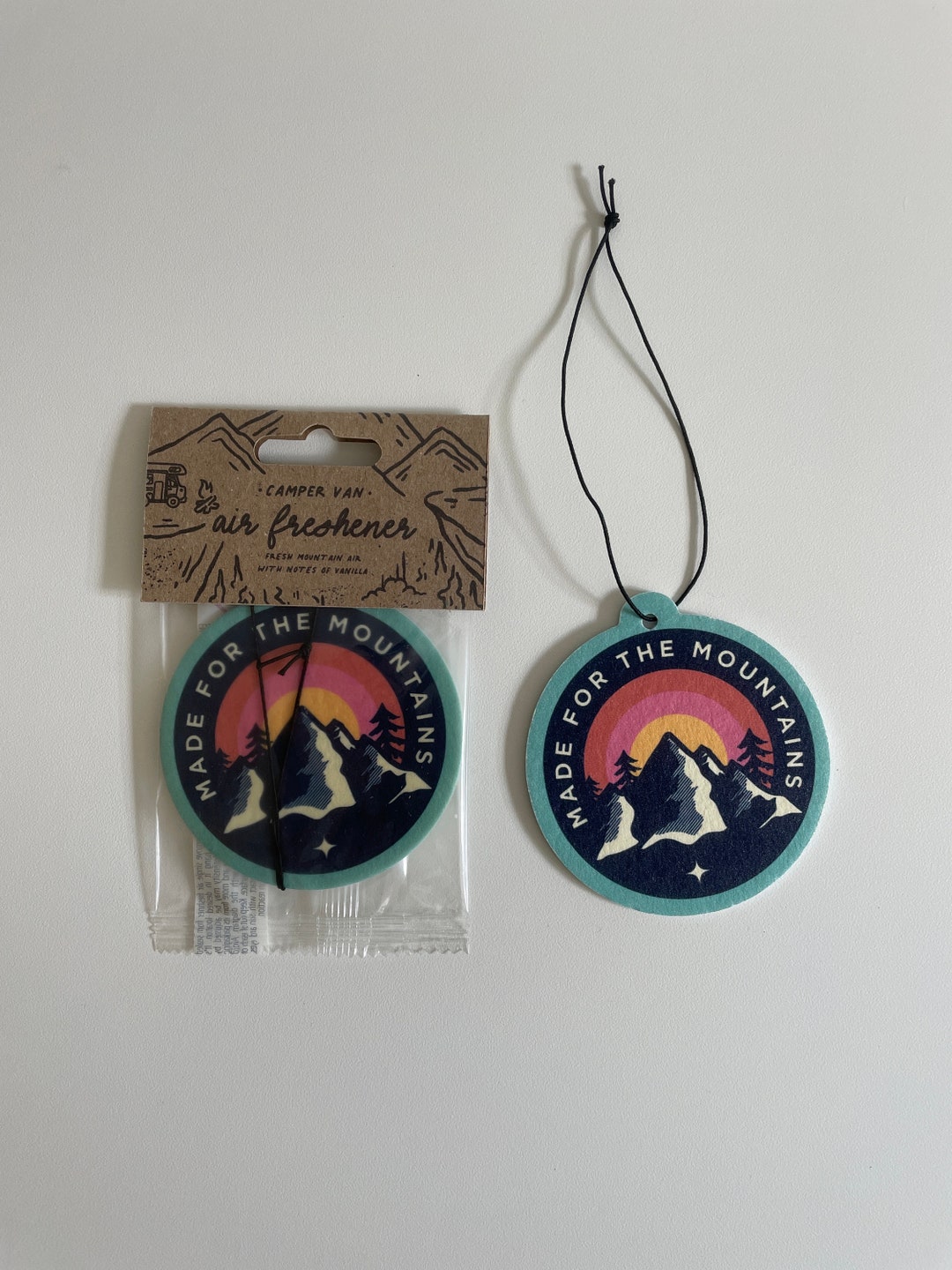 Camper Van Mountain Air Freshener / Car Air Freshener / Etsy