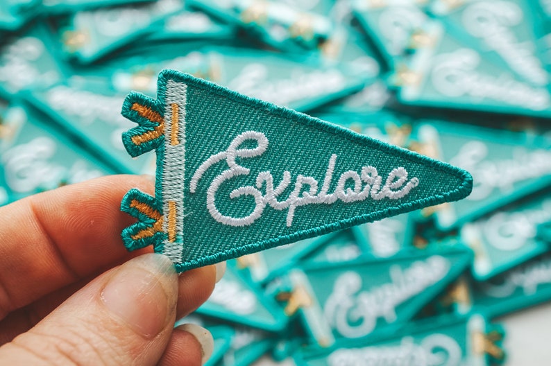 Explore Embroidered Patch / Adventure Iron on Patch / Backpack Etsy
