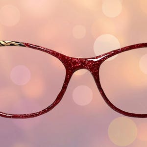Crimson Velvet Vixen Custom Magnetic Glasses Topper - Pair Eyewear compatible- All Frame Styles