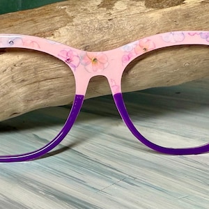 Petal Pop magnetische briltopper - compatibel met brillen - alle framestijlen - op maat handgeschilderd
