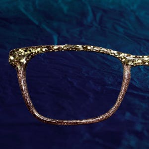Bronzed and Bougie Magnetic Eyewear Topper - Pair Eyewear compatible- All Frame Styles - custom hand painted
