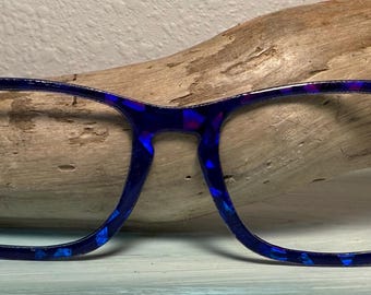 Cobalt Jewel Magnetic Eyewear Topper - Pair Eyewear compatible- All Frame Styles