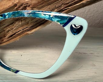 Heart Of The Ocean Magnetic Eyewear Topper - Pair Eyewear compatible- All Frame Styles