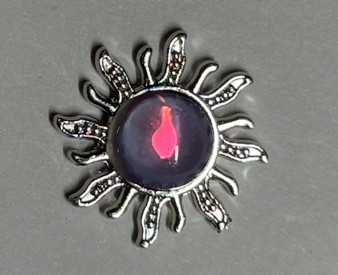 Silver Sun Magnetic Topper Charm - Etsy