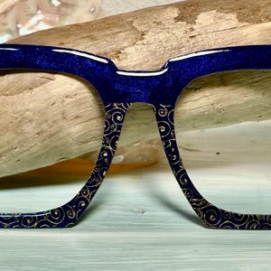 Midnight Filagree Magnetic Eyewear Topper - Pair Eyewear compatible