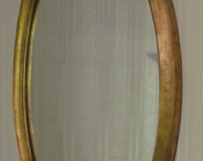 LARGE Hand Carved Vintage Wood Frame Mirror 21x33 Inch Etsy