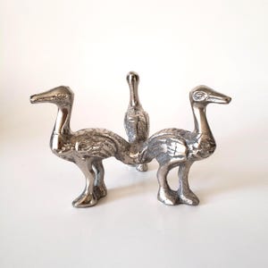 Crystal Sphere Display Stand: Ostrich Egg Holder, Glass Orbs and Geode Rocks Base, Aluminum
