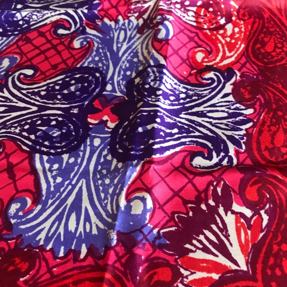 VINTAGE Vera Neumann VERA Scarf Ladybug Abstract F