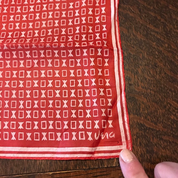 Very Early Vintage VERA Scarf VERA Neumann Silk Sm