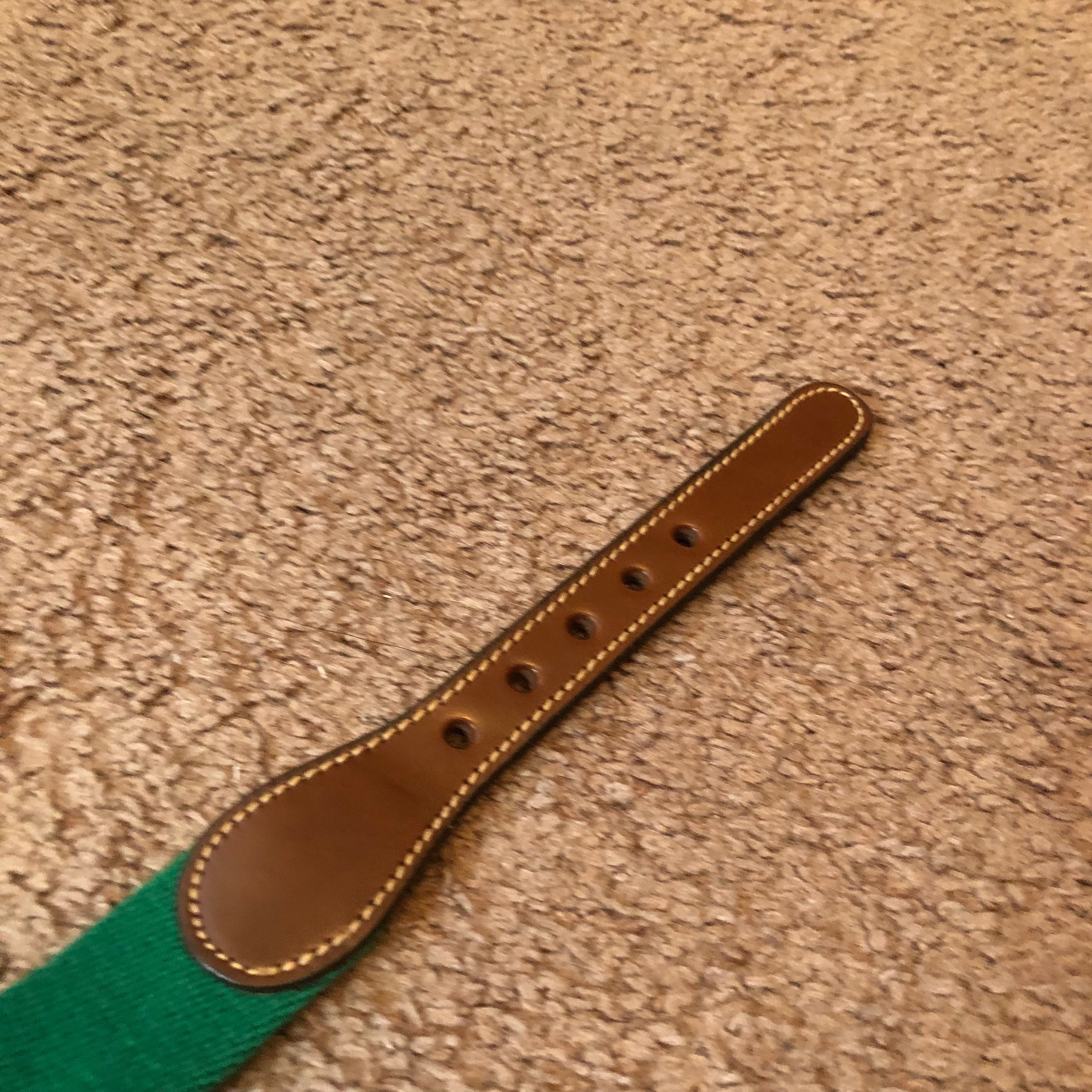 Vintage NOS Dooney Bourke Womens Belt 34 Green Brown Solid Vintage NOS Dooney Bourke Womens Belt 34 Green Brown Solid