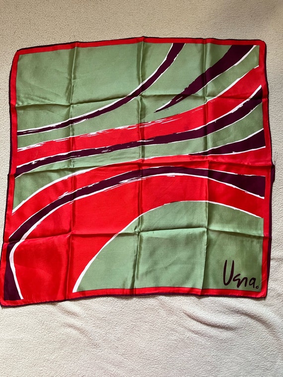 Vintage VERA Scarf VERA Neumann Scarf Square Abstr