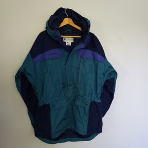 Vintage 90s Men's Columbia Winter Ski Jacket M Lightweight Lining
