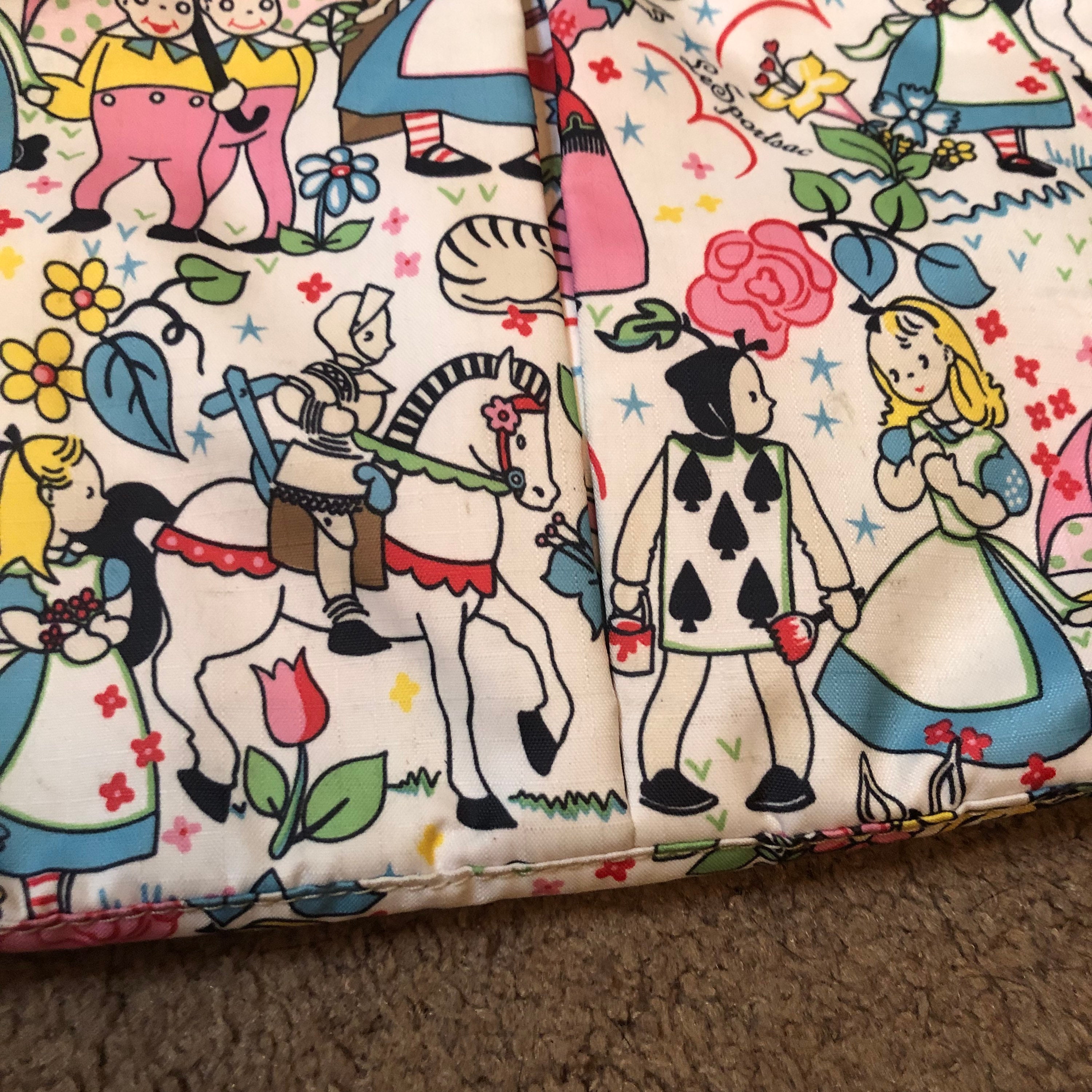 ヴィンテージ LeSportSac x 不思議の国のアリス トートバッグ