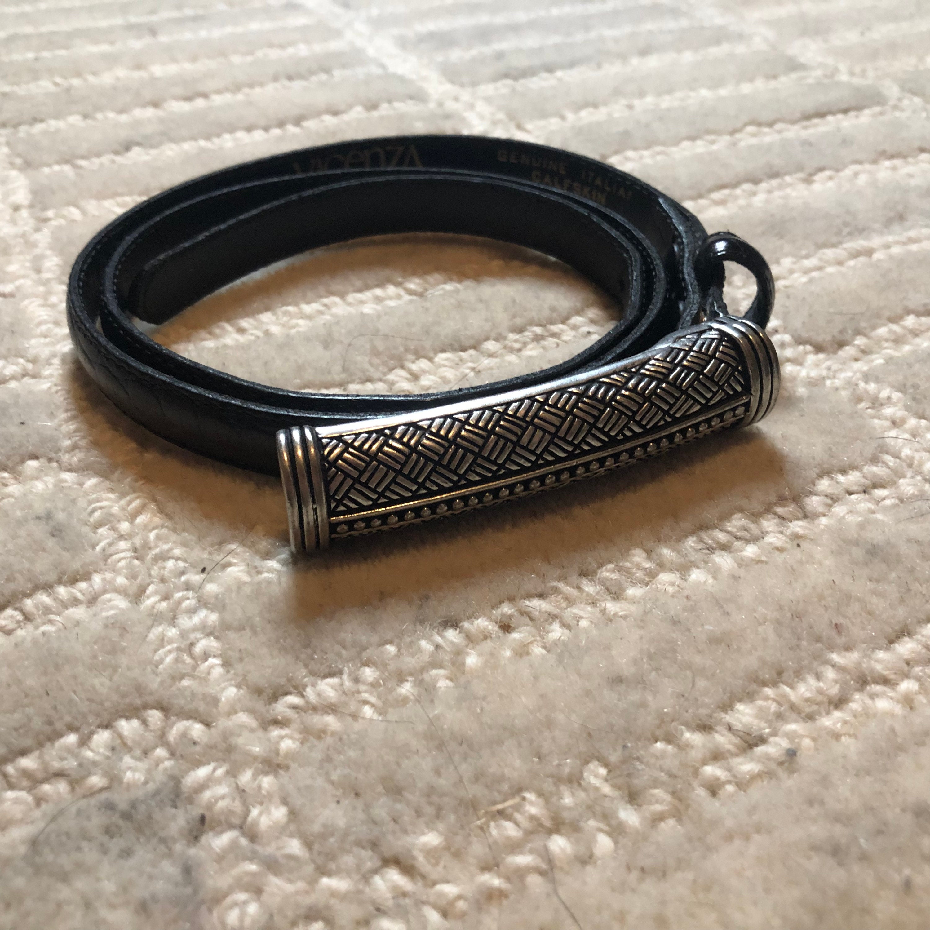 Vicenza Leather Belt - Etsy display picture 1