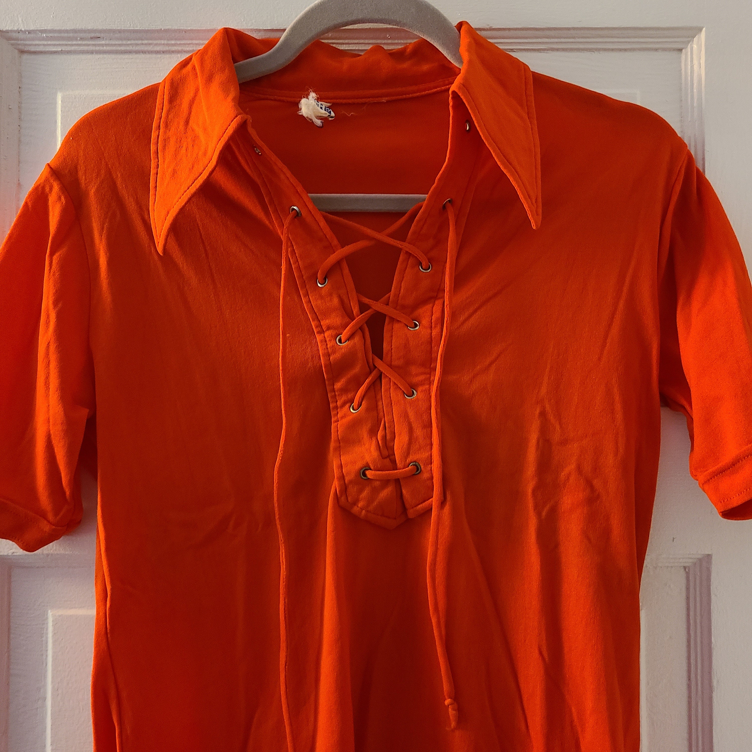Vintage Women's JM Fields Size M 36 Orange Short-sleeved -  Norway