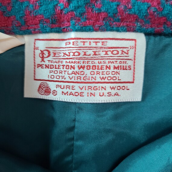 Vintage Womens Pendleton 100% Virgin Wool Skirt B… - image 3