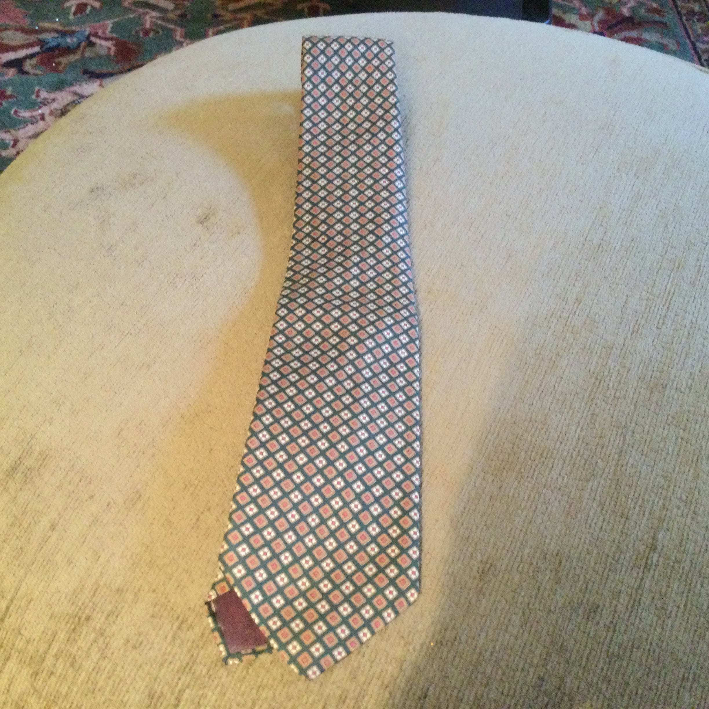 Harrods Michaelsons ネクタイ ヴィンテージ Vintage Harrods Tie Michelsons Tie London England Green and