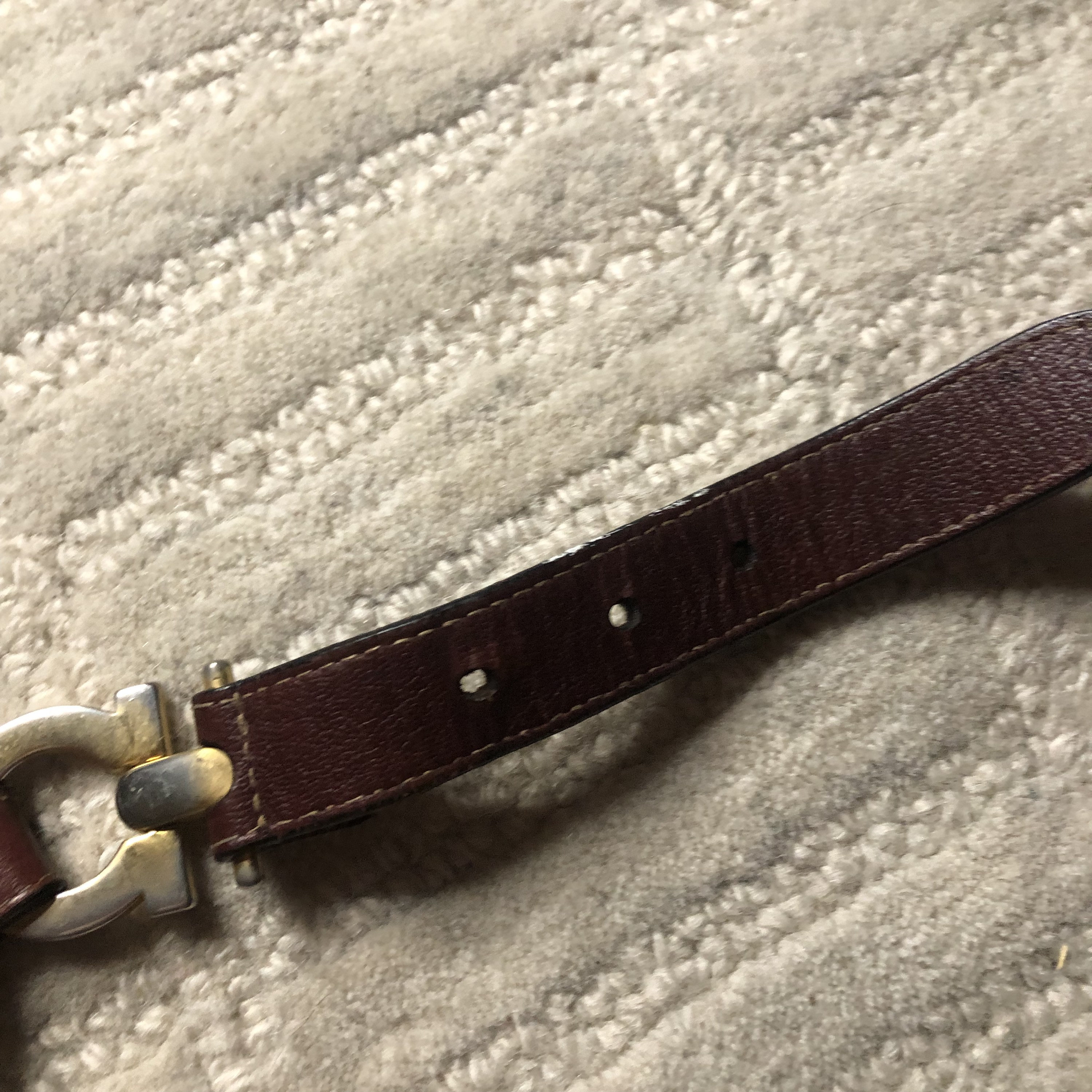 Vintage Etienne Aigner Orange Leather Belt with Gold Medallion Buckle Buy Orange Snakeskin Suede Embossed Belt With Gold Buckle  main image 2