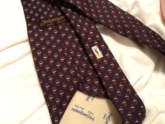 Vintage YSL Tie YVES SAINT Laurent Tie Silk Paris… - image 2