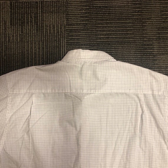 Buy Vintage Monsieur by Givenchy Mens Button Down Shirt 17 32 33 Cotton Blue White Check Pocket Long Sleeve Collared Online in India Etsy