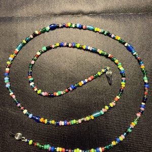 Multi Colored Eyeglass Chain