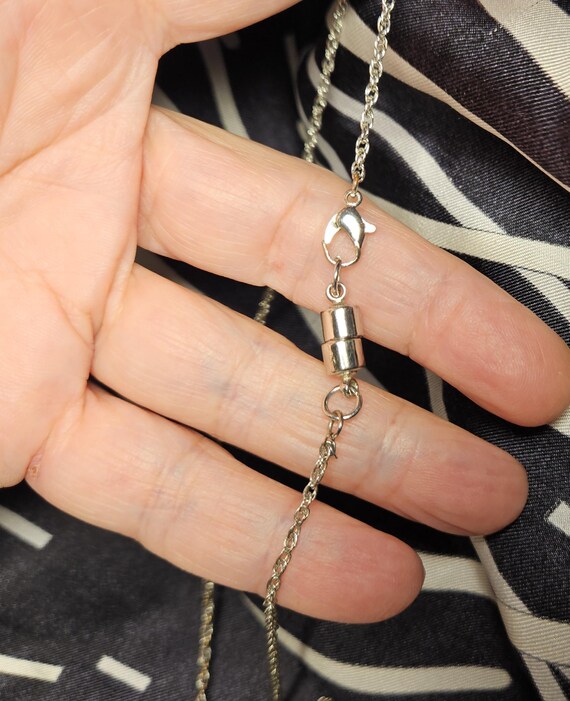 Ruby Red Statement Pendant with Clear Rhinestones… - image 10