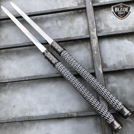 Handmade Twin Katana Set: Ninja Samurai Concealed Swords for