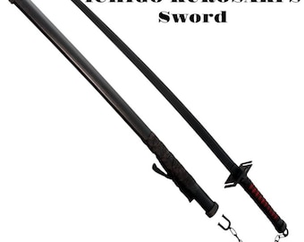 Handmade Ichigo Kurosaki Sword | Bleach Anime Katana Cosplay Prop