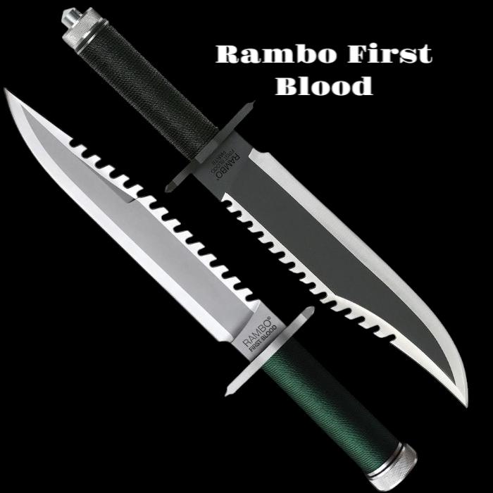 Handmade Rambo First Blood Fixed Blade Knife – Stainless Steel