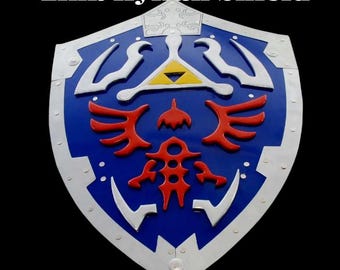 Handmade Steel Hylian Shield Replica | Legend of Zelda Cosplay Prop