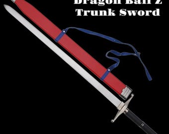 Handmade Trunks Sword Replica: Dragon Ball Z Stainless Steel Cosplay Prop