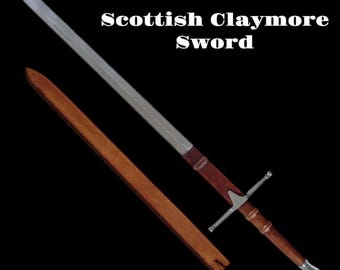 Handmade Braveheart Claymore Sword: Scottish Medieval Replica