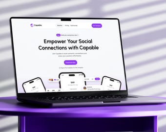 App Landing Page Template