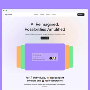 AI Chatbot Website Template: Schlanke Sasm Landing Page (Framer PDF Access)